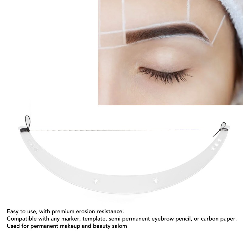 Eyebrow Level Mapping Tool Plastic Eyebrow Mapper with Strings Practice
