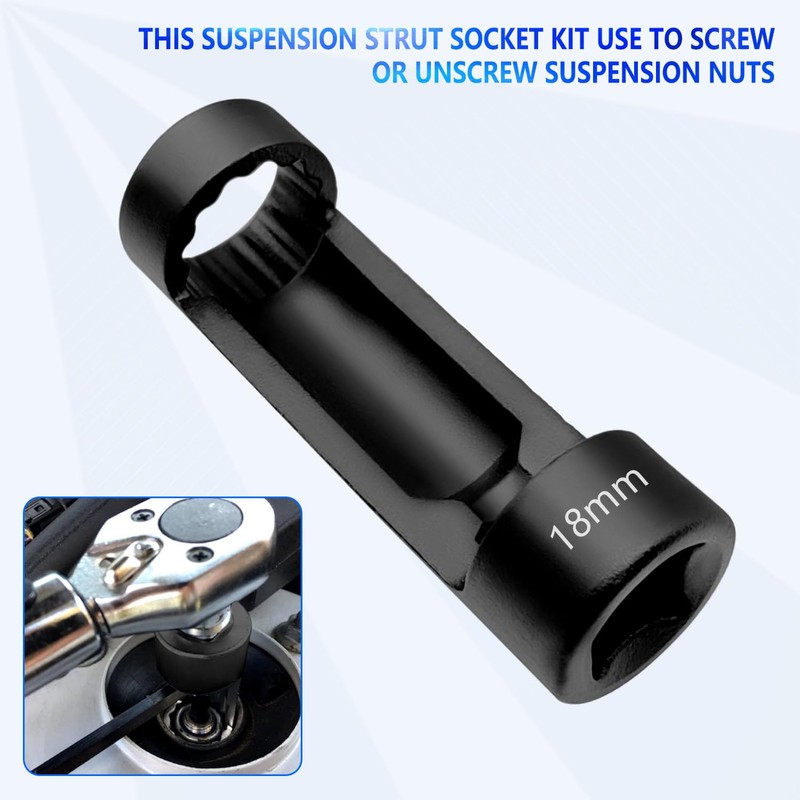 ZKTOOL 5 Pcs 18MM 19MM 21MM 22MM 24MM Shock Absorber
