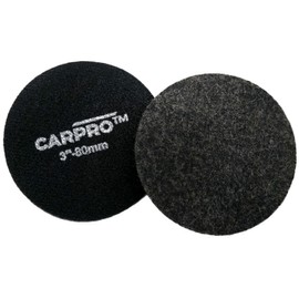 CARPRO GlassCUT Glass Polishing Pad - Polish Glass Scratches Etching, Remove Waterspots, Correct and Clean Damaged Windshield & Window Glass - Aggressive Rayon Heavy Pad - 3" (1 Pack)