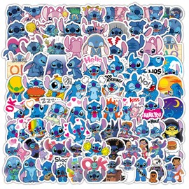 sanyuexiaozai Stickers Waterproof Fashionable Anime Stickers High Definition Images, 120 Sheets Cute Notebook Sticker Student DIY Car Motorcycle Helmet Computer Snowboard Bomb Smartphone (C10334)