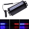 LED Car Strobe Light Flashing Warning Lamp Red Blue Color