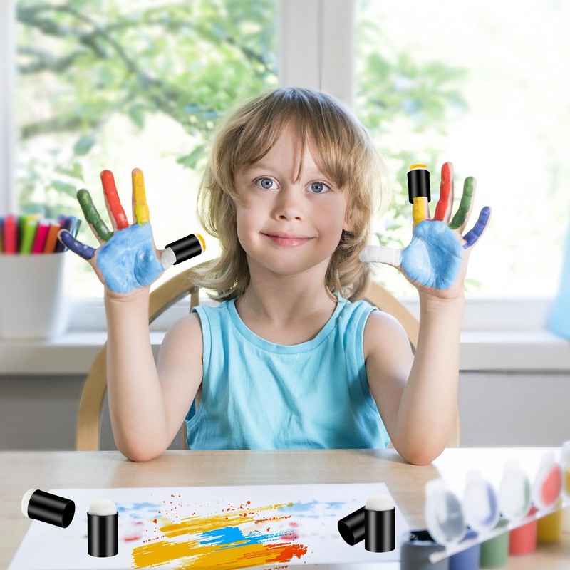 Pack of 40 Painting Sponge Fingers, Finger Sponge Dauber Painting