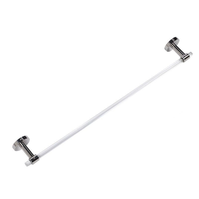 Towel Holder Rod Minimalist Light Luxury Acrylic Wall Mounted Towel