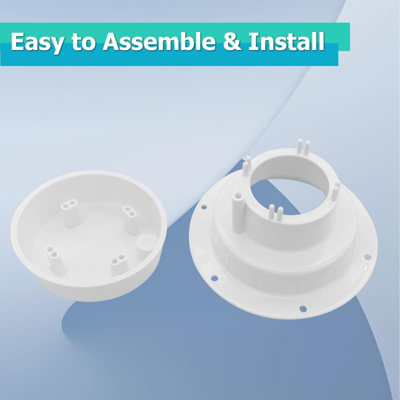 XINLIYA RV Plumbing Vent Cap, 2PCS Camper Roof Sewer Vent