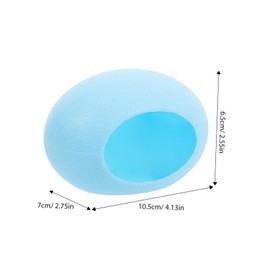 GRIRIW Plastic Hamster Habitat Chinchilla House Small Animal Hideout Chinchilla Hideaway Guinea Pig House