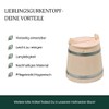 Hofmeister Holzwaren, cucumber pot, cucumber pot with lid, 1 liter,