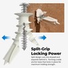#8 Self Drilling Drywall Plastic Anchors with Screws - No