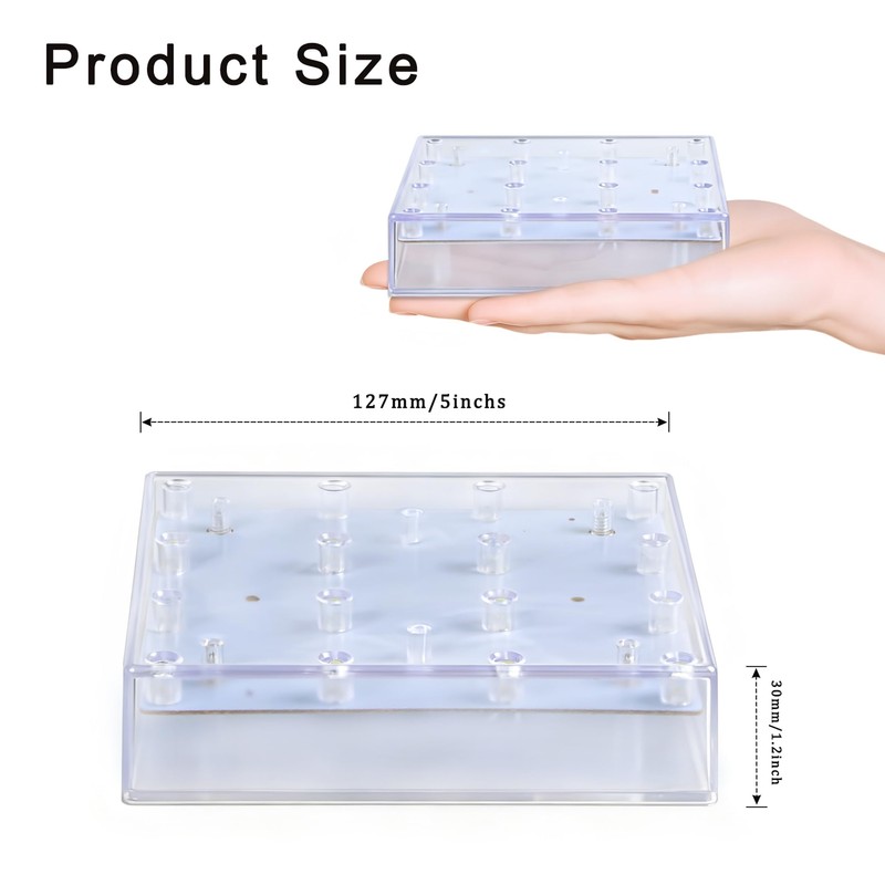 LARDUX Led Light Base - 5 inch Square Lights Display
