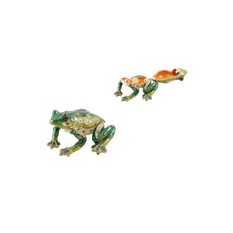 Treasured Trinket Box - Frog about to Jump New Gift