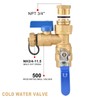 3/4" IPS Isolator Tankless Water Heater Service Valve Kit, with