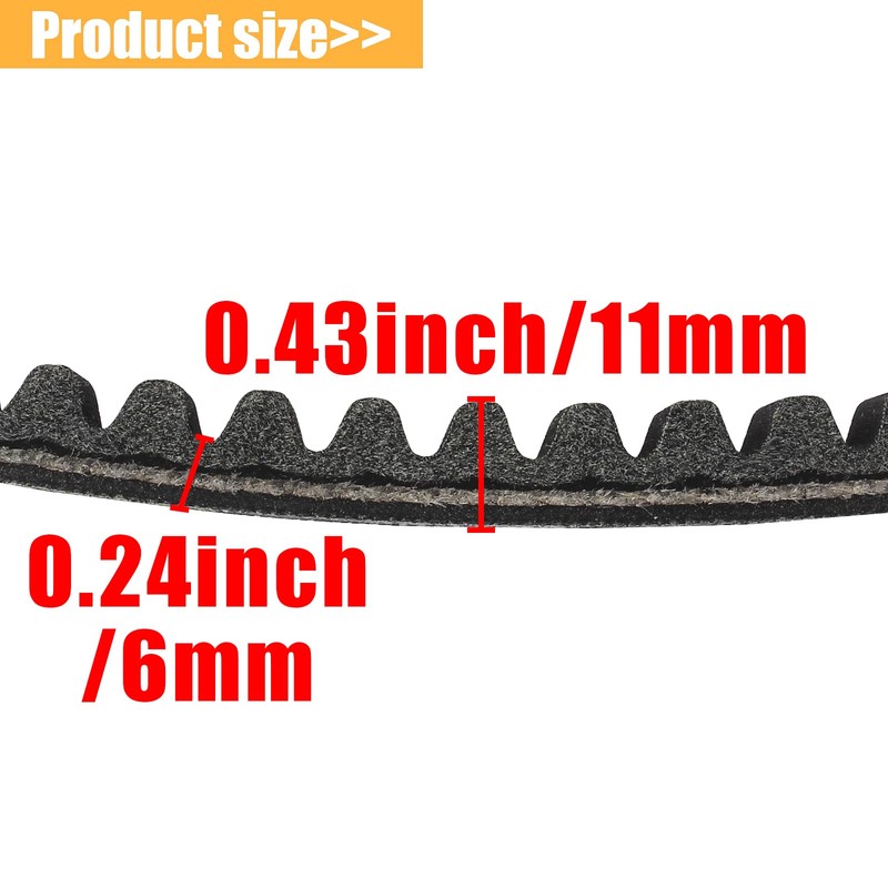 QAZAKY 3 Pcs Drive Belt Compatible with Comet 203785 203785A
