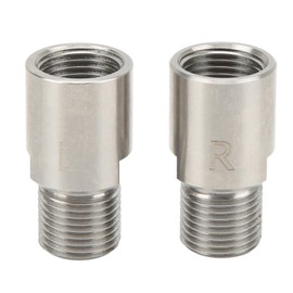 1 Pair Bike Pedal Extenders Chrome Molybdenum Steel Portable Bike Extending Axle Pedal Adapter for 9 16in Bikes 20mm