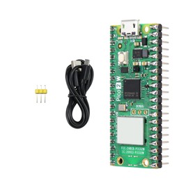 Pi Pico 2 WH Basic Kit - Pre Soldered Header, RP2350 Microcontroller Board, Bluetooth 5.2, WiFi, BLE, Dual-Core ARM & RISC-V 150MHz CPU, 520KB RAM, 4MB Flash, 26 GPIO