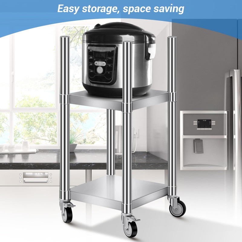 Shimeyao 14" x 14" x 31" Rice Warmer Stand Stainless