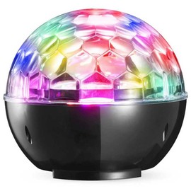 Denver Denver 111151030120 Bluetooth Speaker Disco Light Effects and AUX Input – Black