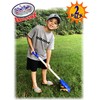 Matty's Toy Stop 30.5" Heavy Duty Wooden Kids Lawn Rakes