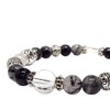Battle Up Natural Stone Black Rutilated Quartz Power Stone Bracelet 《STONE KITCHEN Power Stone Natural Stone》, Stone