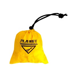 Nicknak 02894-03 Small Folding "Tenohira Convenience Store Eco Bag" Gusset, Yellow, Perfect for Convenience Stores