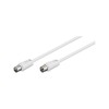 Goobay 11512 Antenna Cable 5 m / Coaxial Male to