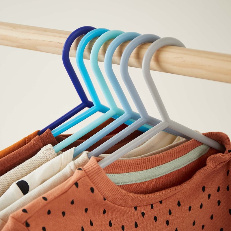 Bieco Children's Coat Hangers, Plain Colours, Packs of 8/16/32