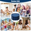 Coasters,Drink Coasters Set of 8 with Holder (Navy Blue, 12pcs)