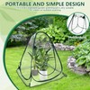 Pop Up Greenhouse Cover with Ground Stakes and Carry Bag