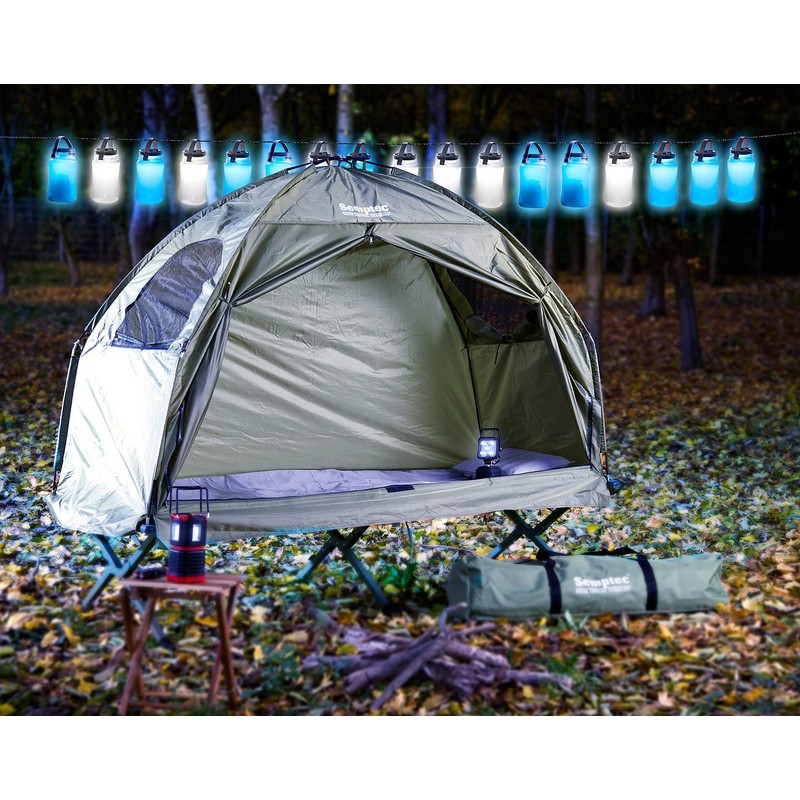 Semptec Urban Survival Technology Tent Lamp: 2-in-1 Solar Camping Light