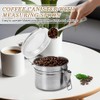 GIDWRIY Coffee Canister Stainless Steel Airtight, Coffee Powder Container, Airtight