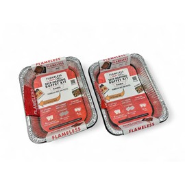 Lava Gel Flame-Free Catering Heat Pads & Buffet Kits – Sustainable Natural Mineral Food Warming Solution for Full & Half Pans (Party Kit/Pack of 8)