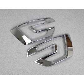 ABS Chrome Car Front Fog Light Lamp Cover Trim Trims Fit For Ford Explorer 2015 2016 2017