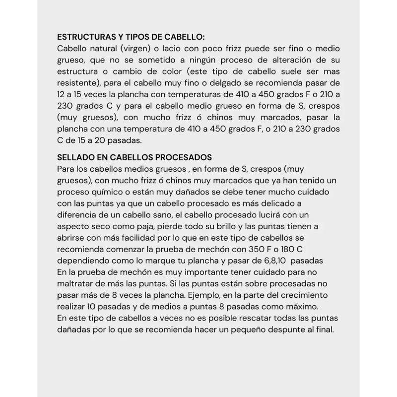 Nanoplastia Alisa 95% Y Matiza Rubios Ne Cenizo