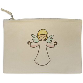 'Adorable Angel in Pink Gown ' Canvas Clutch Bag/Accessory Case (CL00042144)