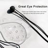 Breathable, Transparent Plastic Eye Shield with Elastic Rope for Eye