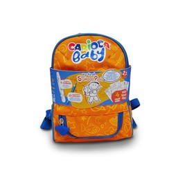 Carioca 42893 Baby Backpack Mini Backpack Waterproof with 6 Markers extra-washable and 10 Pencil (Asylum Nest 2 +)