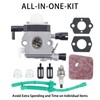 FS55R Carburetor for STIHL FS/HS/HL/FC/KM Series - Compatible with FS55R