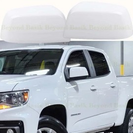 Torox 2014-19 2020 2021 2022 Chevy Colorado GMC Canyon Mirror COVERS GAZ SUMMIT WHITE