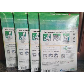 Earth Breeze Laundry Detergent Sheets Fresh Scent Lot 4 X 60 Total 240 Loads HE