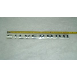 GM OEM Chrome Silverado 1500 Emblem Badge letter 3D Emblem 2500HD New 1 Pc
