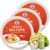 52USA Rice Paper, 3 Pack, Rice Paper Wrappers, Fresh Spring