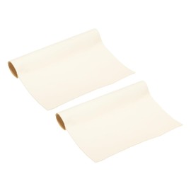 PATIKIL - Parche de reparación de piel, 2 piezas de 8 x 12 pulgadas, calcomanía de vinilo calcomanía para muebles, kit de reparación para sofás, taburetes, sillas, armarios, bolsas, color blanco crema