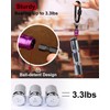 katerk 6pcs Bit Holder with Carabiner Socket for Mens Gift,