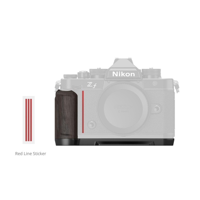 SmallRig Fits Nikon Z f Angle Mounting Plate with Wood