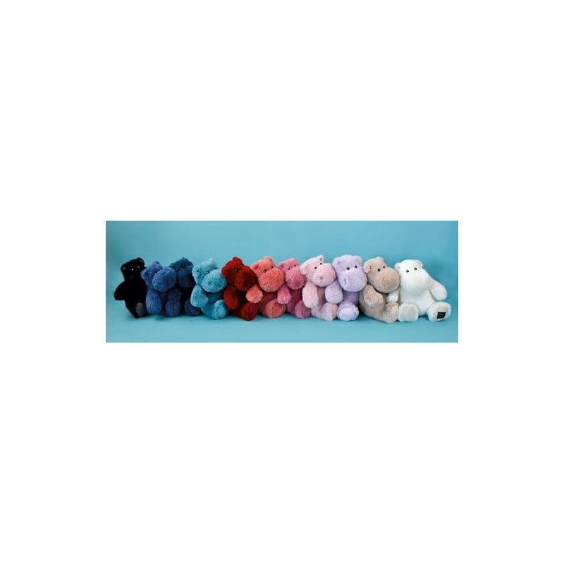 Carletto Histoire d'Ours HO3109 Peluche Hippopotame Hippo Hippo Blue 25