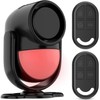 Luckydeer 125dB Loud Motion Sensor Alarm with 328ft Dual Remote