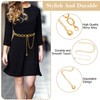 Gold Chain Belt for Women, Adjustable Metal Gold Waist Chains,