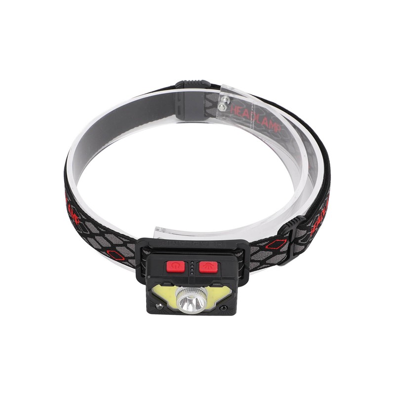 Rechargeable Headlamp USB Charging Infrared Sensor Headlight IPX4 Waterproof Hiking
