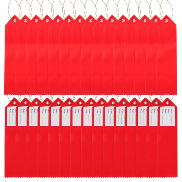 PATIKIL 50Pcs Blank Award Ribbons, 8" x 2" Blank Participation