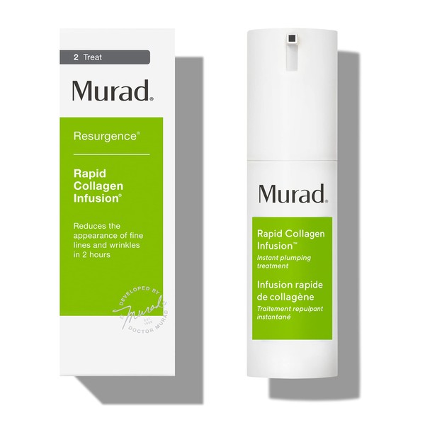 Murad Rapid Collagen Infusion - Resurgence Anti-Aging for Face - Skin Smoothing Cream Targets Deep Wrinkles - Gentle Skin Treatment Backed by Science, 1.0 Oz