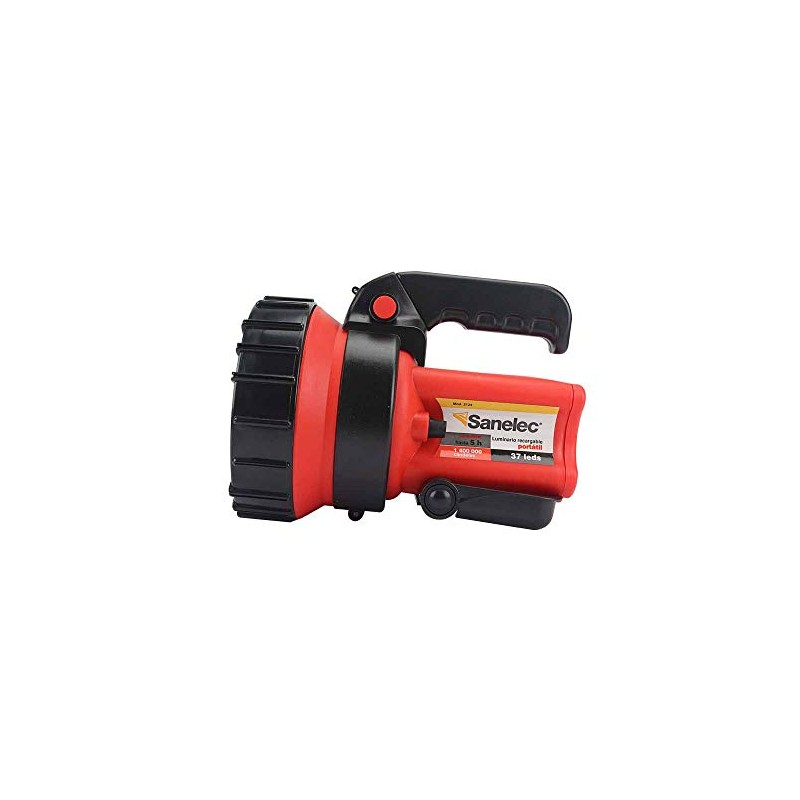 Sanelec 2124 Linterna Recargable con 37 Leds, 185 Lumenes