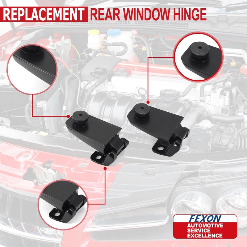 Rear Window Hinge Tailgate Liftgate Glass Hinge Kits Replacement for